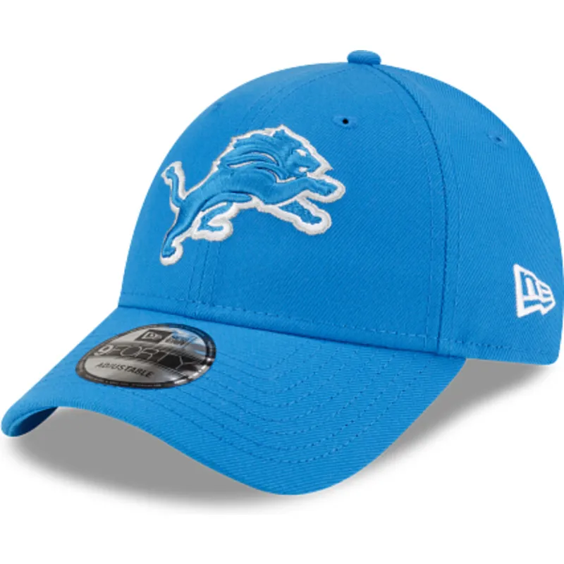 9forty-the-league-verstellbare-blaue-kappe-der-detroit-lions-nfl-von-new-era