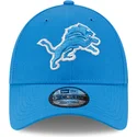 new-era-curved-brim-9forty-the-league-detroit-lions-nfl-blue-adjustable-cap