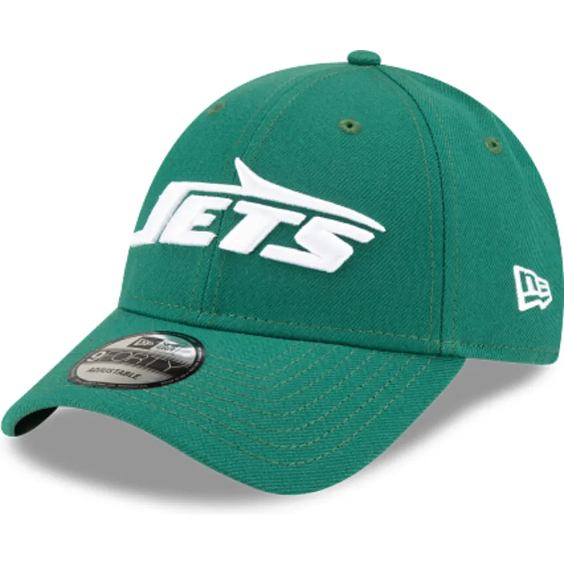 gron-justerbar-curved-kasket-9forty-the-league-fra-new-york-jets-nfl-fra-new-era