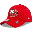 new-era-izvita-periferiya-youth-9forty-the-league-san-francisco-49ers-nfl-chervena-reguliruema-shapka