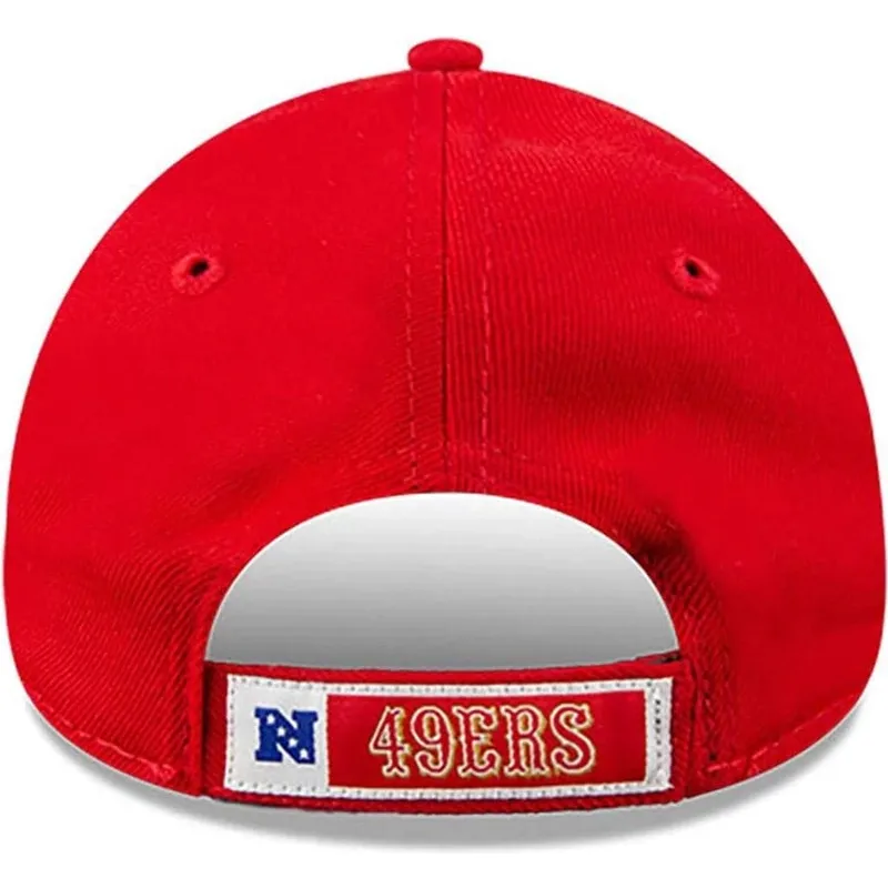 new-era-izvita-periferiya-youth-9forty-the-league-san-francisco-49ers-nfl-chervena-reguliruema-shapka
