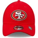 new-era-izvita-periferiya-youth-9forty-the-league-san-francisco-49ers-nfl-chervena-reguliruema-shapka
