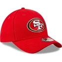 rote-gebogene-verstellbare-kinderkappe-9forty-the-league-san-francisco-49ers-nfl-von-new-era