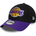shapka-izvita-cherna-reguliruem-9forty-side-patch-na-los-angeles-lakers-nba-ot-new-era