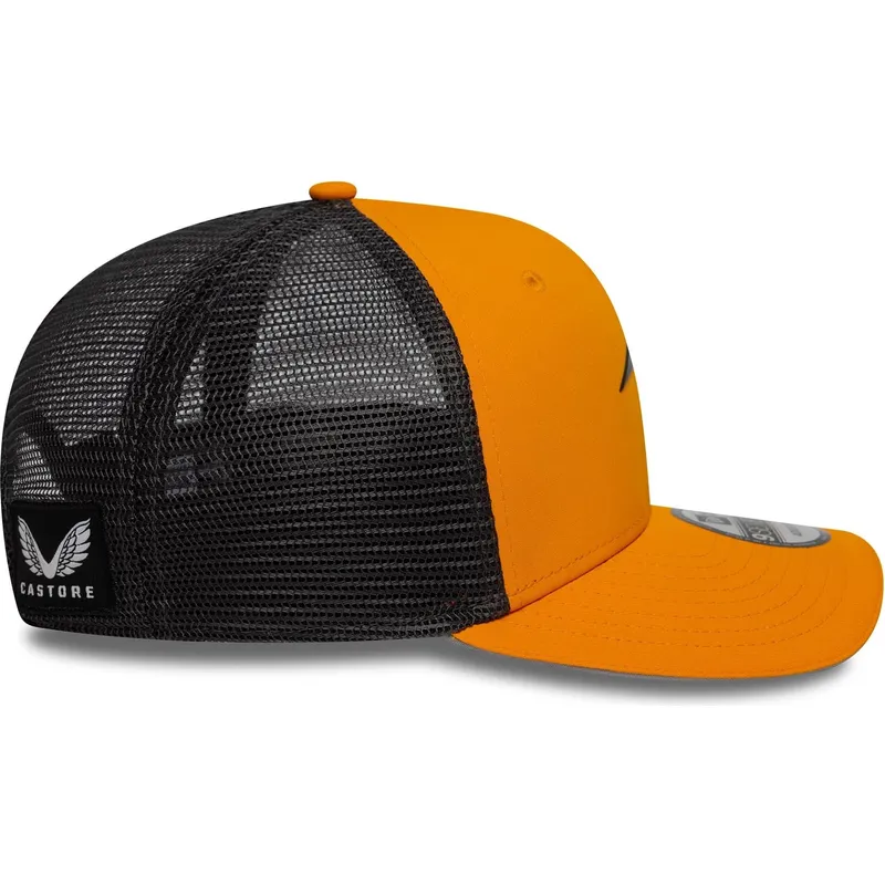 shapka-izvita-traker-oranzhev-snapbek-9seventy-stretch-snap-na-mclaren-racing-formula-1-ot-new-era