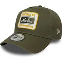 new-era-e-frame-washed-patch-snapback-kappe-mit-gebogenem-schirm-in-grun