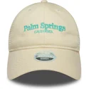 new-era-women-9twenty-city-cities-and-beaches-palm-springs-beige-adjustable-trucker-hat