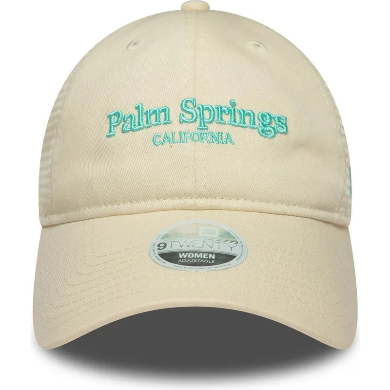 shapka-izvita-traker-bezhov-reguliruem-9twenty-city-na-palm-springs-ciudades-playas-ot-new-era