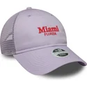 verstellbare-violette-trucker-kappe-fur-damen-9twenty-city-miami-stadte-und-strande-von-new-era