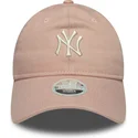 shapka-izvita-roza-reguliruem-9twenty-dye-denim-na-new-york-yankees-mlb-ot-new-era