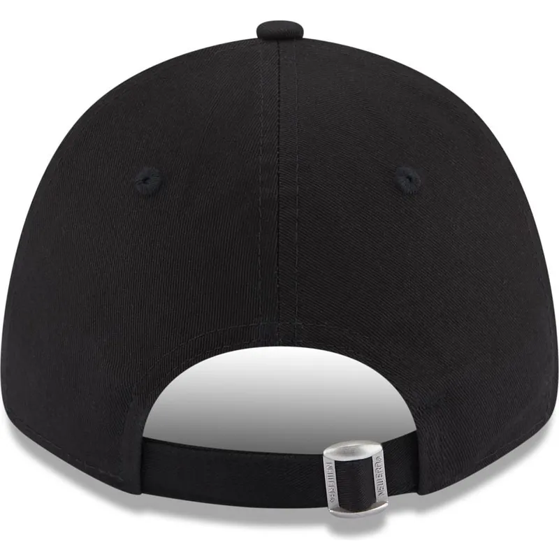 shapka-izvita-cherna-reguliruem-9forty-metallic-na-new-york-yankees-mlb-ot-new-era