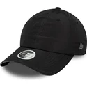 casquette-courbee-noire-ajustable-pour-femme-pony-tail-open-back-new-era