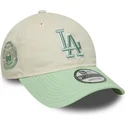 shapka-izvita-bezhov-reguliruem-9twenty-world-series-cooperstown-na-los-angeles-dodgers-mlb-ot-new-era