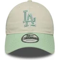 shapka-izvita-bezhov-reguliruem-9twenty-world-series-cooperstown-na-los-angeles-dodgers-mlb-ot-new-era