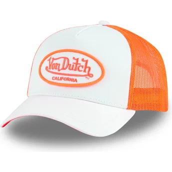 Καπέλο trucker λευκό και πορτοκαλί FLUO04 CT της Von Dutch