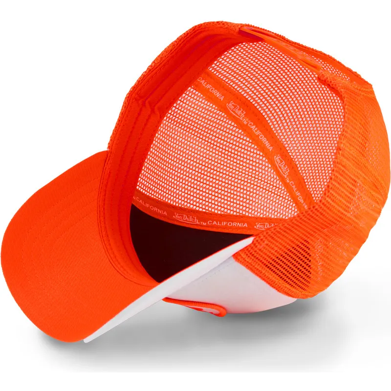 gorra-trucker-hvid-og-orange-fluo04-ct-fra-von-dutch