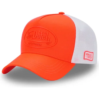 Шапка извита тракер оранжев снапбек FLUO04 от Von Dutch