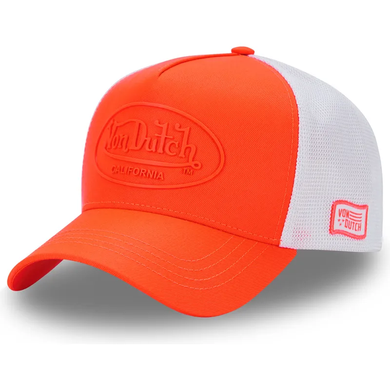 shapka-izvita-traker-oranzhev-snapbek-fluo04-ot-von-dutch