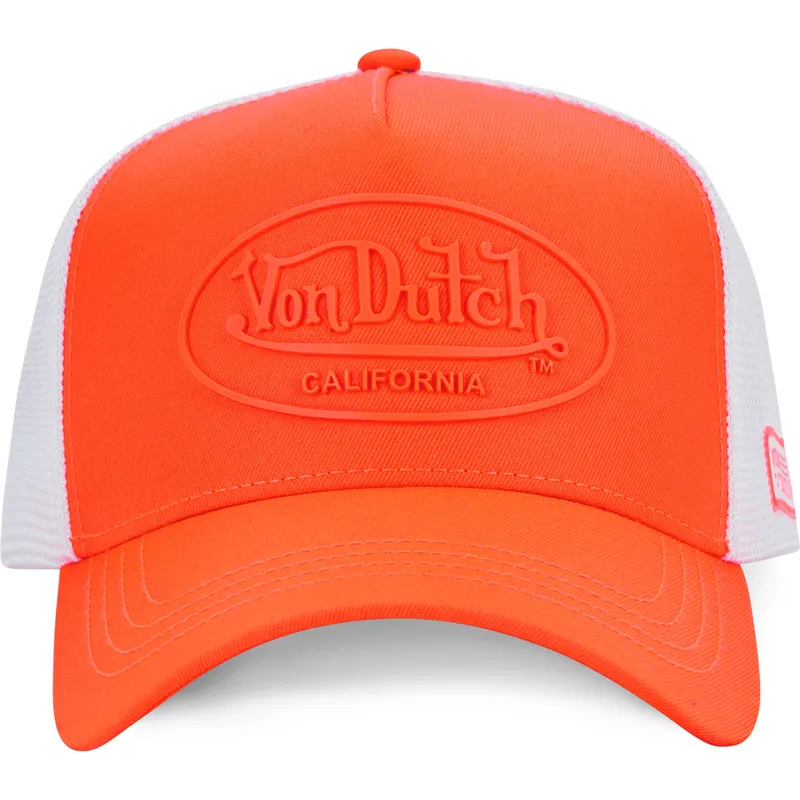 shapka-izvita-traker-oranzhev-snapbek-fluo04-ot-von-dutch