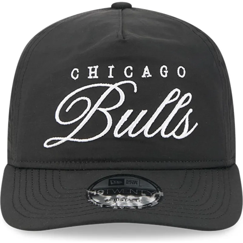 shapka-izvita-cherna-reguliruem-19twenty-draft-2025-na-chicago-bulls-nba-ot-new-era