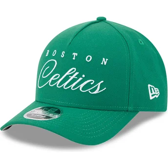 New Era Curved Brim 9FORTY M-Crown Draft 2025 Boston Celtics NBA Green Snapback Cap