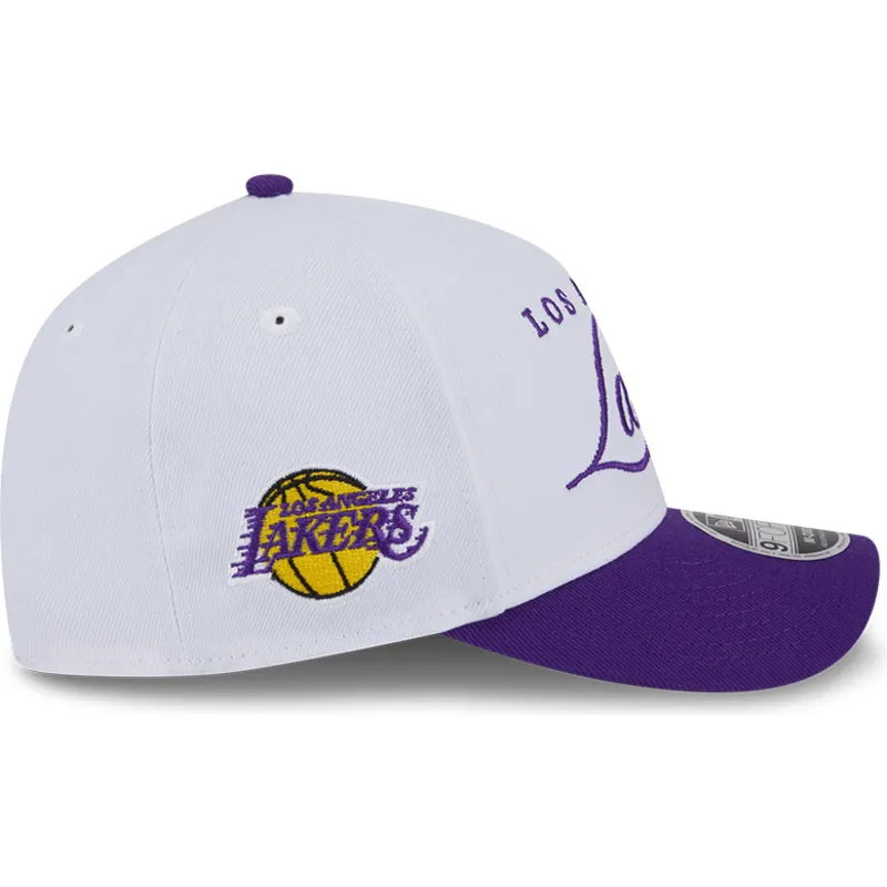 shapka-izvita-violetka-snapbek-9forty-m-crown-draft-2025-na-los-angeles-lakers-nba-ot-new-era