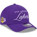 shapka-izvita-violetka-snapback-9forty-m-crown-draft-2025-na-los-angeles-lakers-nba-ot-new-era