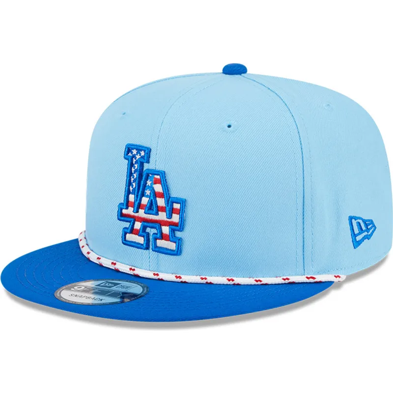 shapka-ploska-sinya-snapbek-9fifty-4th-july-na-los-angeles-dodgers-mlb-ot-new-era
