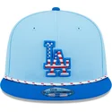 shapka-ploska-sinya-snapbek-9fifty-4th-july-na-los-angeles-dodgers-mlb-ot-new-era