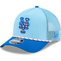 new-era-new-york-mets-mlb-4th-july-9forty-m-crown-a-frame-blaue-trucker-kappe