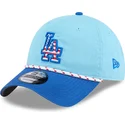 shapka-izvita-sinya-reguliruem-9twenty-4th-july-na-los-angeles-dodgers-mlb-ot-new-era