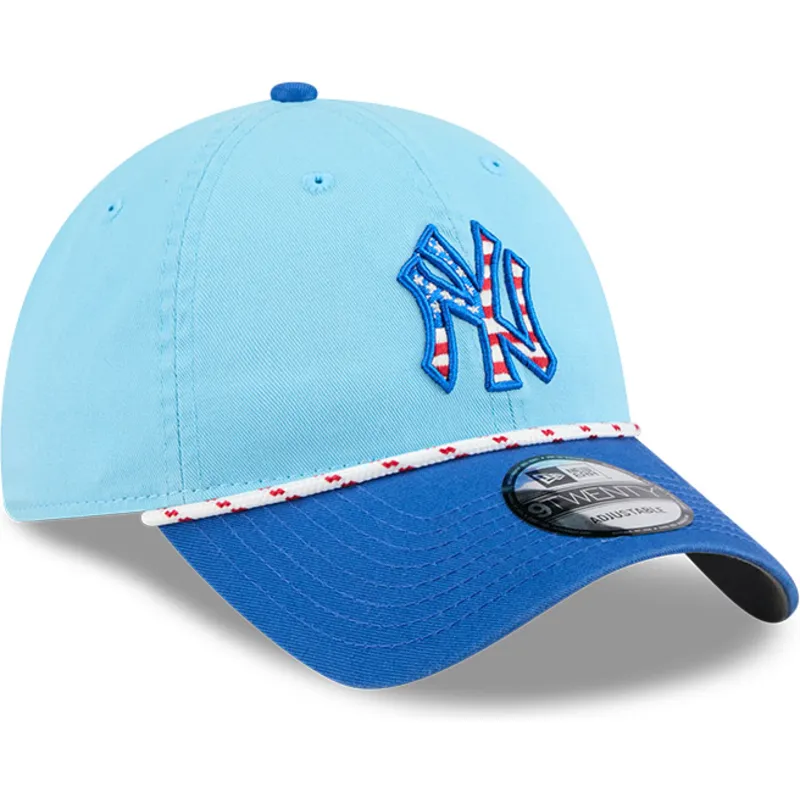 new-era-new-york-yankees-mlb-9twenty-4th-july-justerbar-bla-buet-kasket