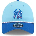 gorra-curva-azul-ajustable-9twenty-4th-july-de-new-york-yankees-mlb-de-new-era