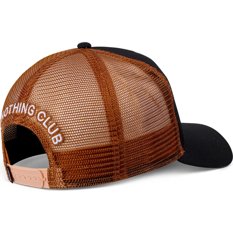 gorra-trucker-sort-og-brun-do-nothing-club-hft-dnc-pool-af-djinns