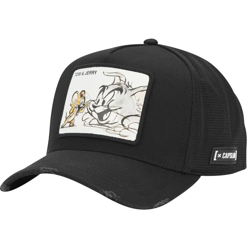 shapka-izvita-cherna-snapbek-tom-i-dzheri-looney-tunes-ot-capslab