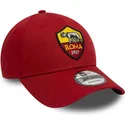 shapka-izvita-chervena-reguliruema-9forty-core-na-associazione-sportiva-roma-serie-a-ot-new-era