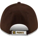 9forty-the-league-mlb-san-diego-padres-verstellbare-braune-kappe-von-new-era