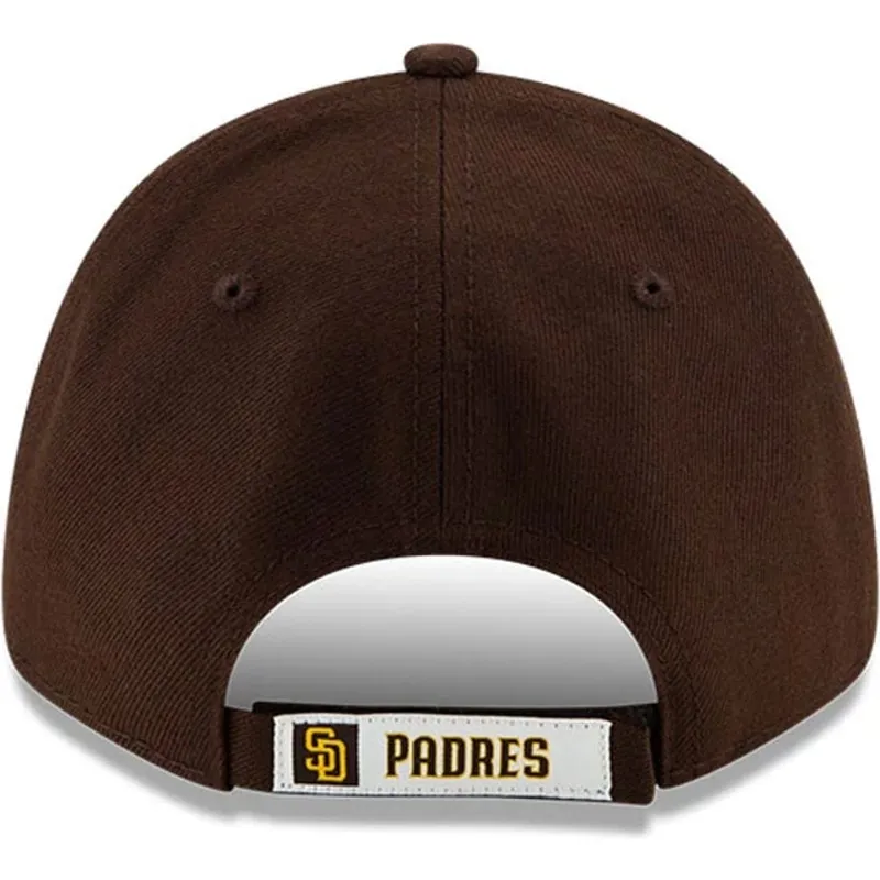 braune-verstellbare-curved-cap-9forty-the-league-der-san-diego-padres-mlb-von-new-era