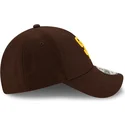 9forty-the-league-mlb-san-diego-padres-verstellbare-braune-kappe-von-new-era