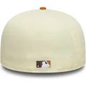 beige-orangefarbene-59fifty-fitted-cap-mit-gebogenem-schirm-und-all-star-game-pin-der-san-francisco-giants-mlb-von-new-era