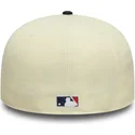 casquette-courbee-beige-et-bleue-marine-ajustee-59fifty-all-star-game-pin-texas-rangers-mlb-new-era