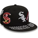 gorra-plana-negra-ajustada-59fifty-all-over-de-chicago-white-sox-mlb-de-new-era