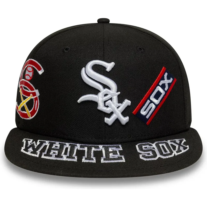 shapka-ploska-cherna-prilepnala-59fifty-all-over-na-chicago-white-sox-mlb-ot-new-era