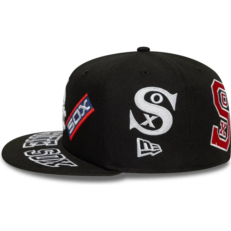 shapka-ploska-cherna-prilepnala-59fifty-all-over-na-chicago-white-sox-mlb-ot-new-era