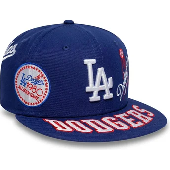 Καπέλο επίπεδο μπλε εφαρμοστό 59FIFTY All Over των Los...
