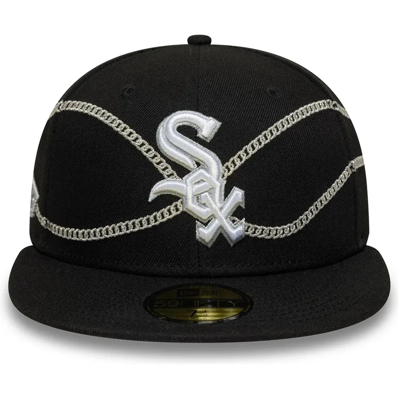 shapka-ploska-cherna-prilepnala-59fifty-chain-wrap-na-chicago-white-sox-mlb-ot-new-era