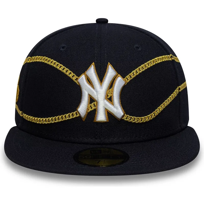 new-era-new-york-yankees-mlb-59fifty-chain-wrap-navybla-fitted-cap