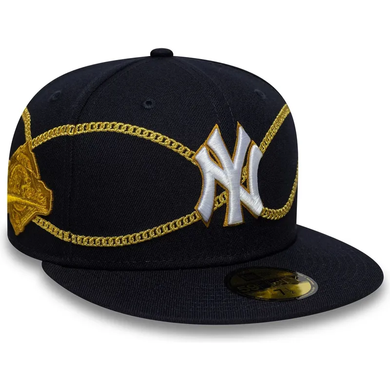 shapka-ploska-tmnosin-prilepnala-59fifty-chain-wrap-na-new-york-yankees-mlb-ot-new-era