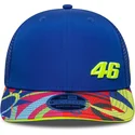 shapka-izvita-sinya-snapbek-9seventy-stretch-snap-lifestyle-na-valentino-rossi-vr46-motogp-ot-new-era
