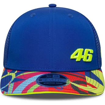 Шапка извита синя snapback 9SEVENTY Stretch Snap Lifestyle на Valentino Rossi VR46 MotoGP от New Era
